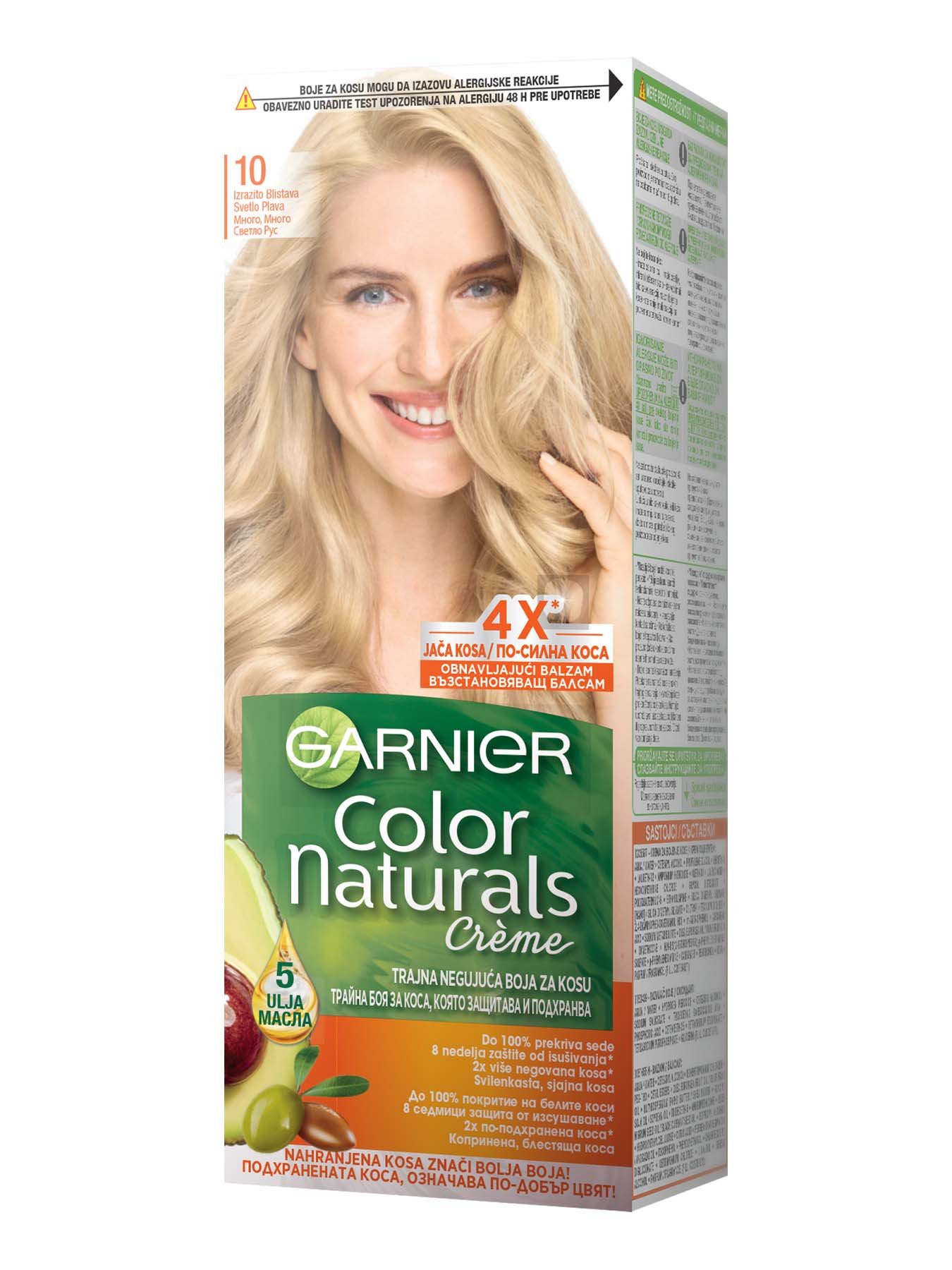Garnier Color Naturals 10 Естествено ултра светло русо