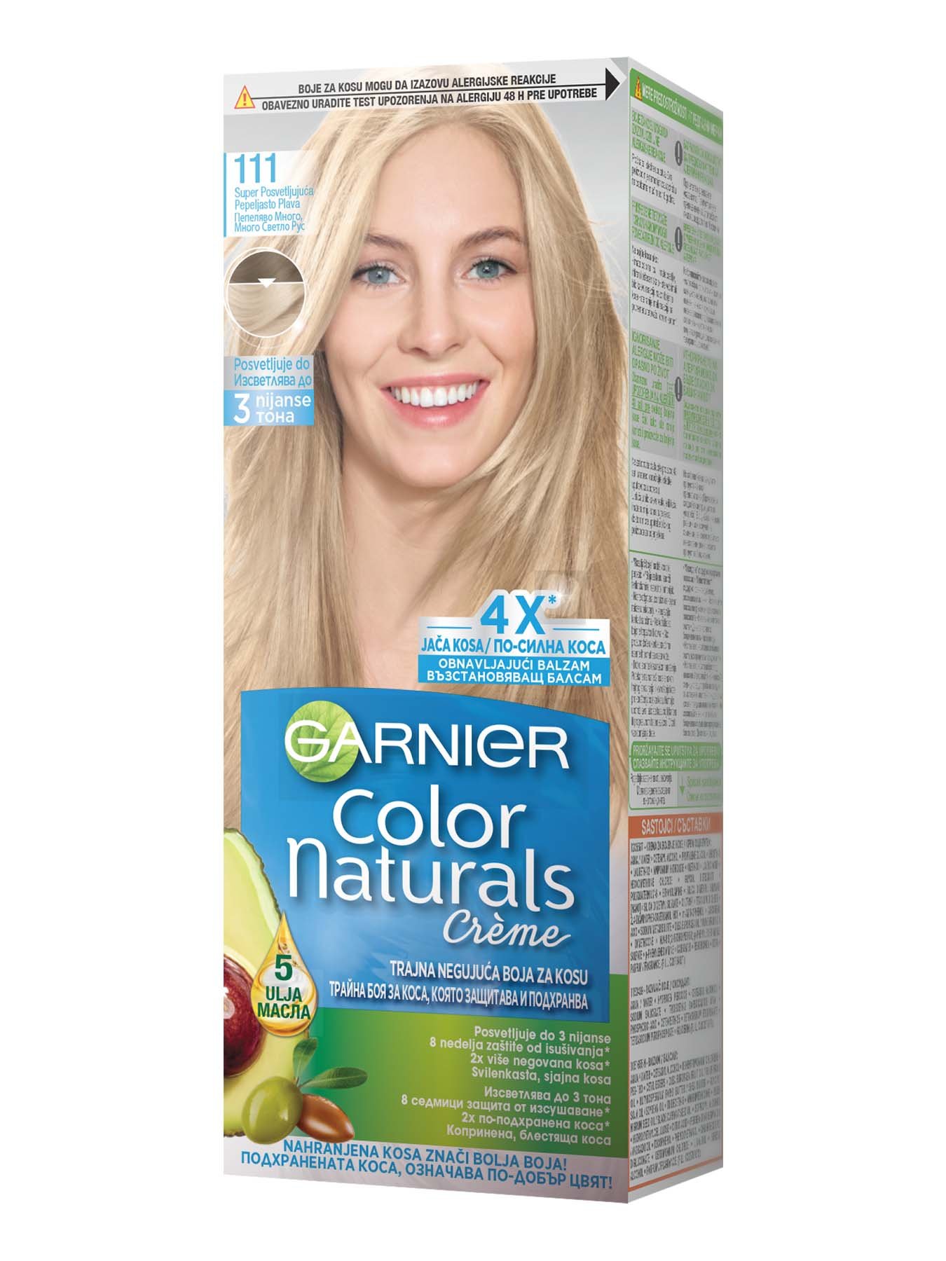 Garnier Color Naturals 111 Много светло естествено пепелно русо