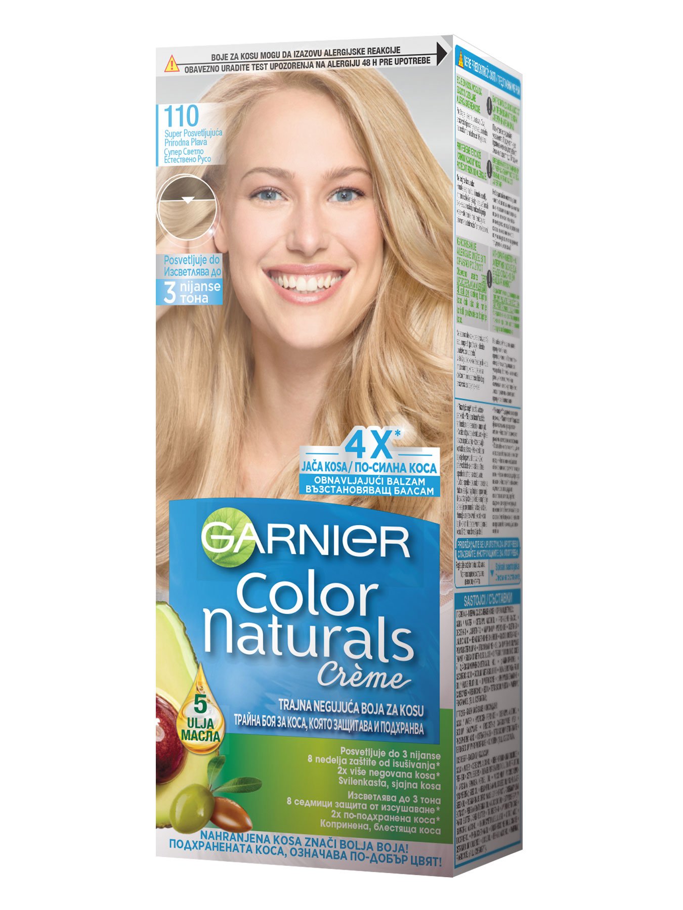 Garnier Color Naturals 110 Много светло естествено бежово русо