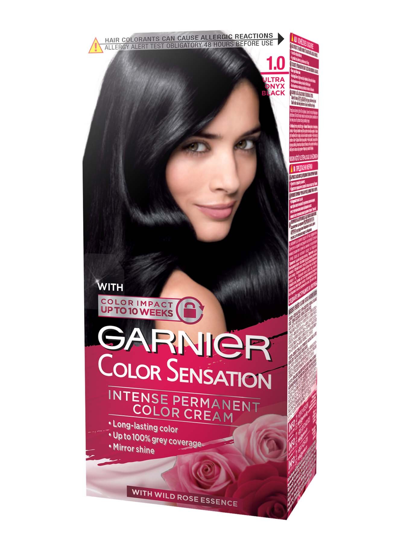 Garnier Color Sensation 1.0 Ултра оникс черно