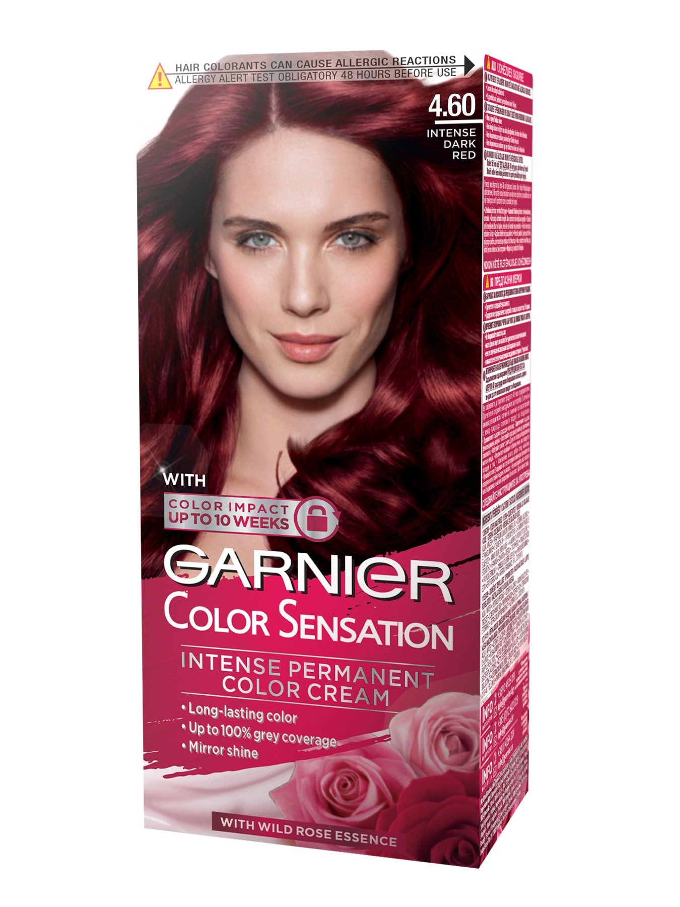 Garnier Color Sensation 4.60 Интензивно тъмно червено
