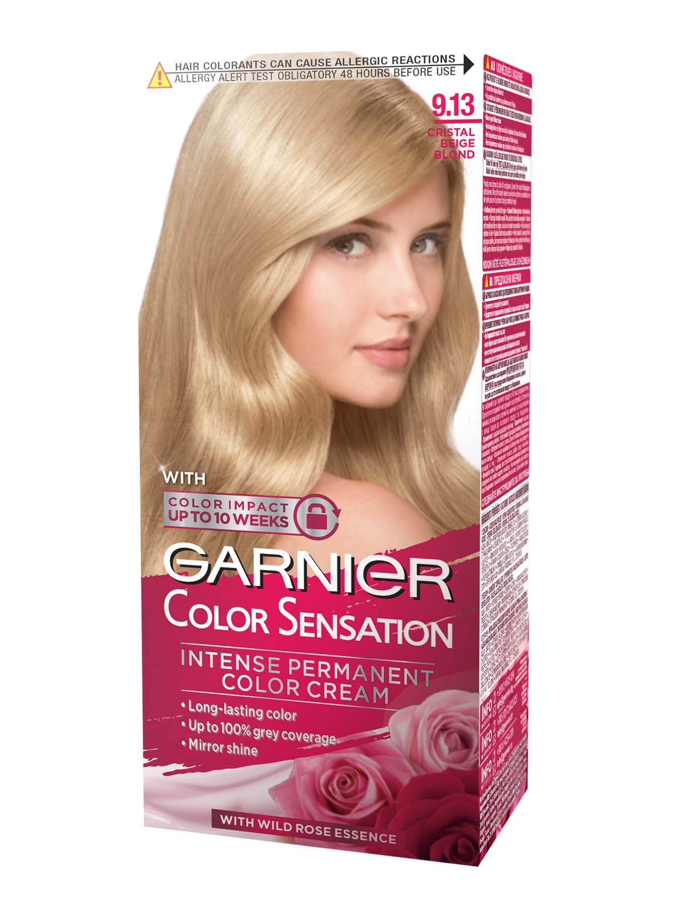 Garnier Color Sensation 9.13 Кристално бежово русо