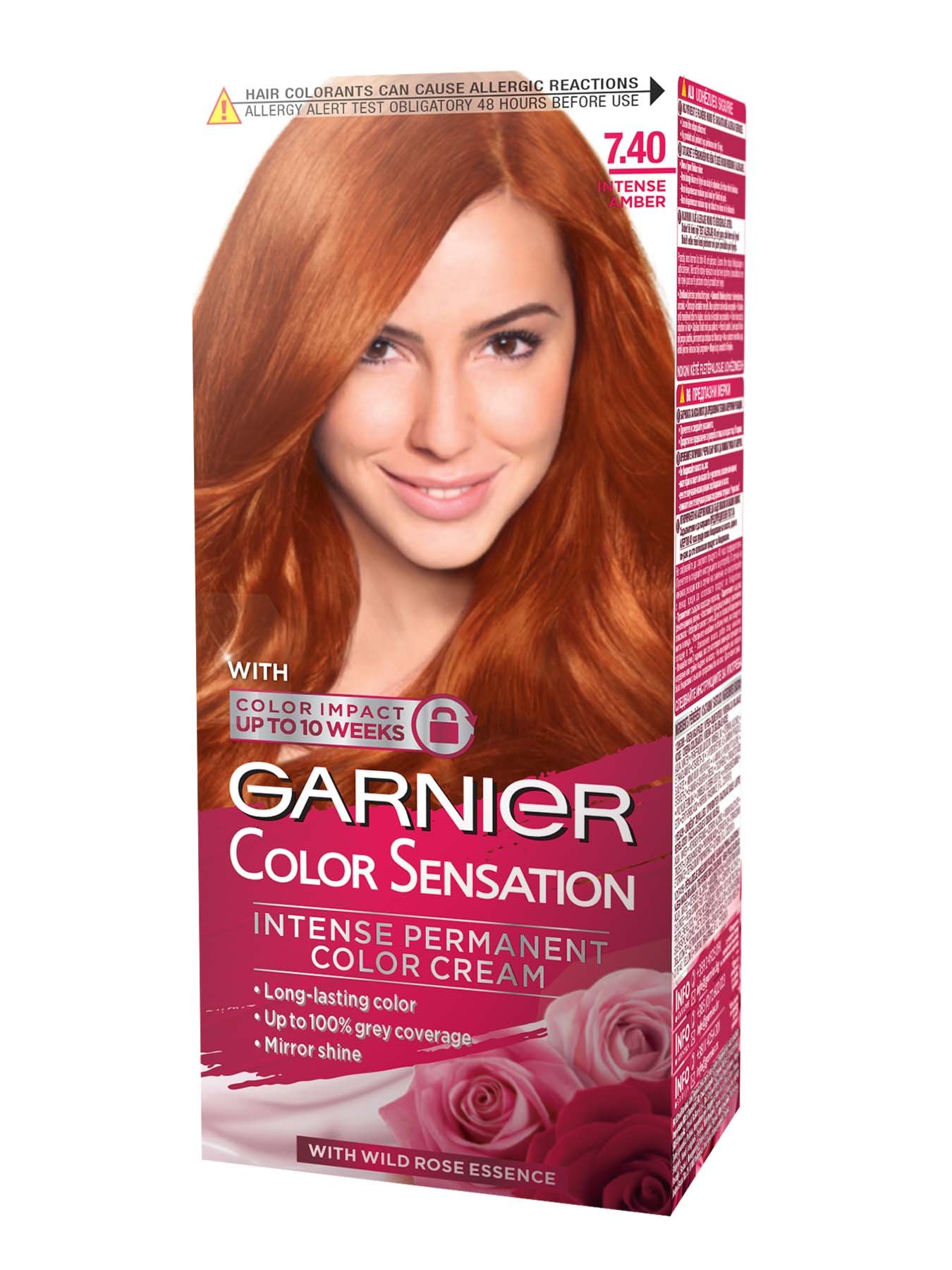 Garnier Color Sensation 7.40 Интензивен кехлибар