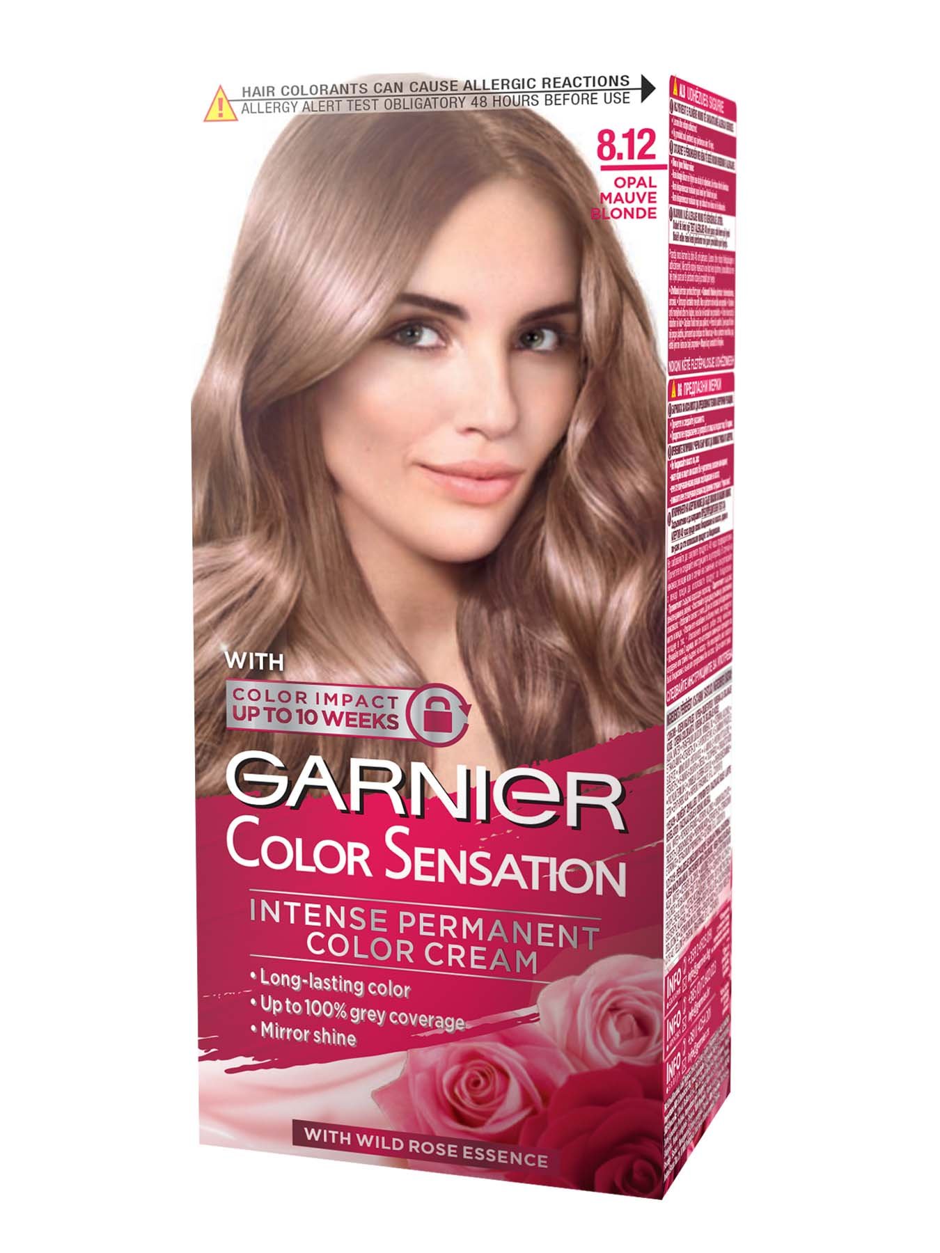Garnier Color Sensation 8.12 Опалено лилаво русо 