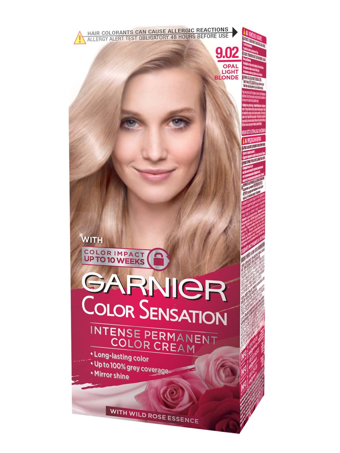 Garnier Color Sensation 9.02 Опалено светло русо