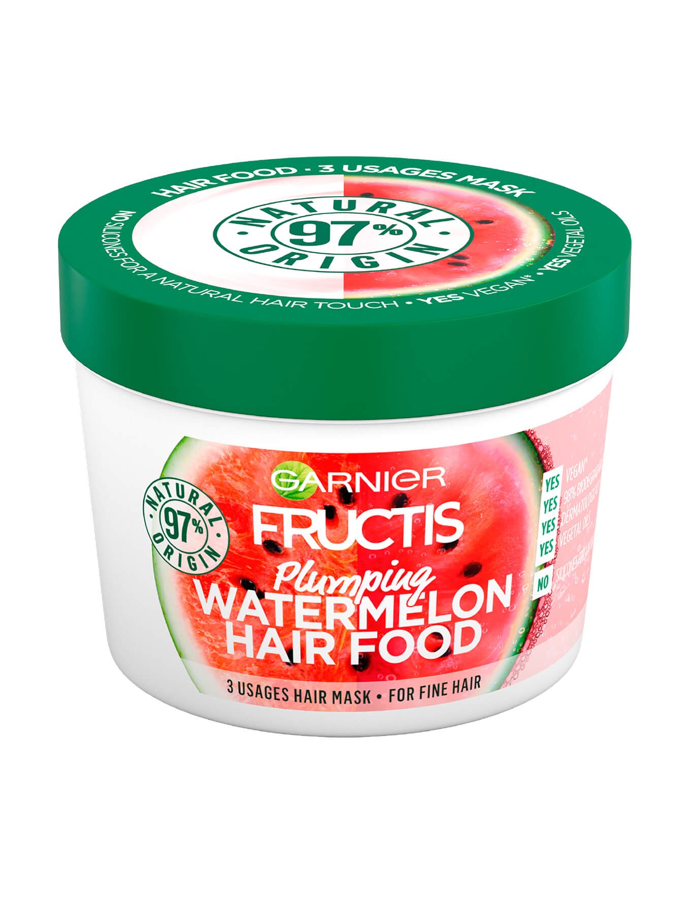 Garnier Fructis Hair Food Watermelon маска за тънка коса 