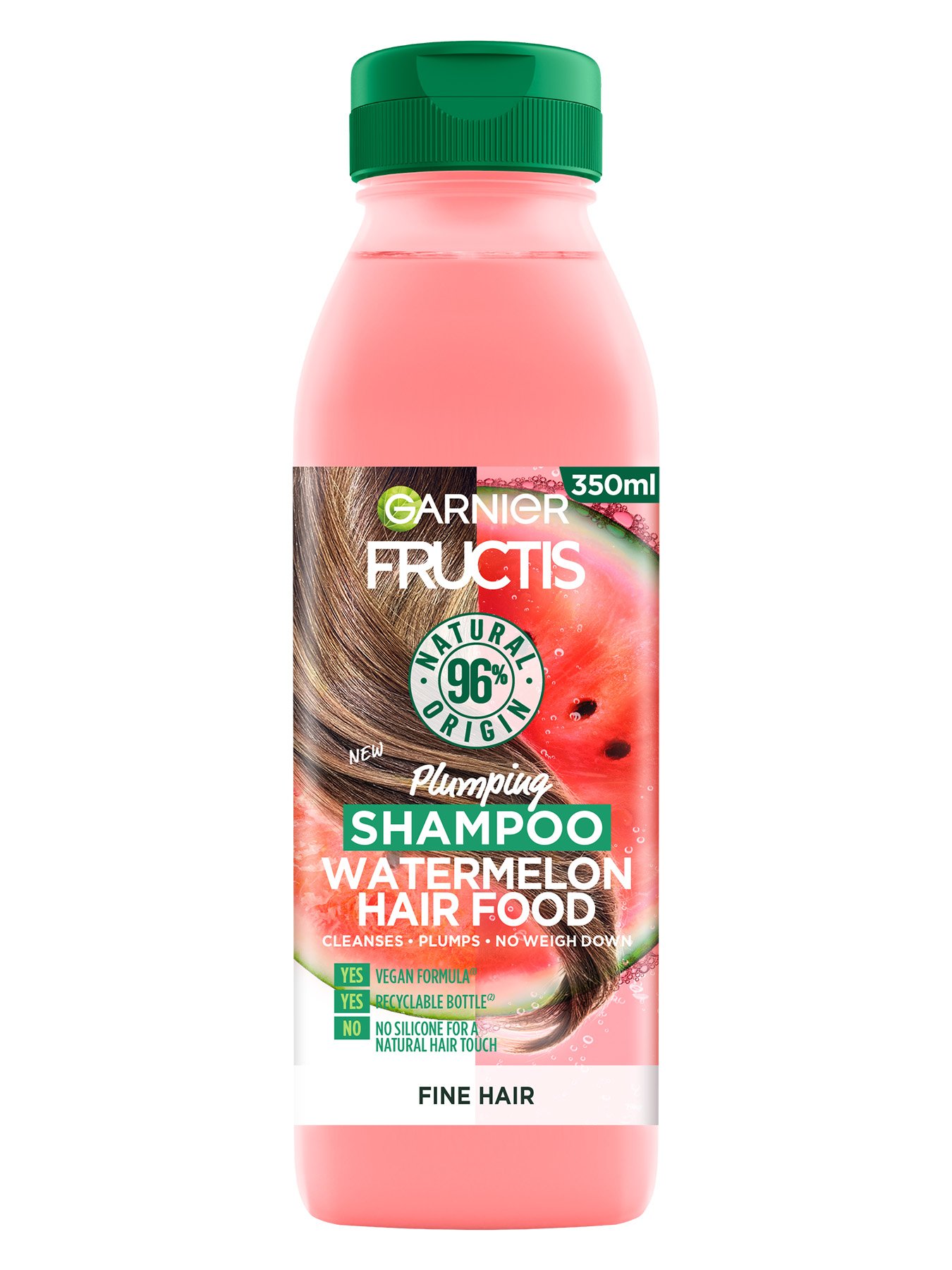 Garnier Fructis Hair food Watermelon шампоан за тънка коса 