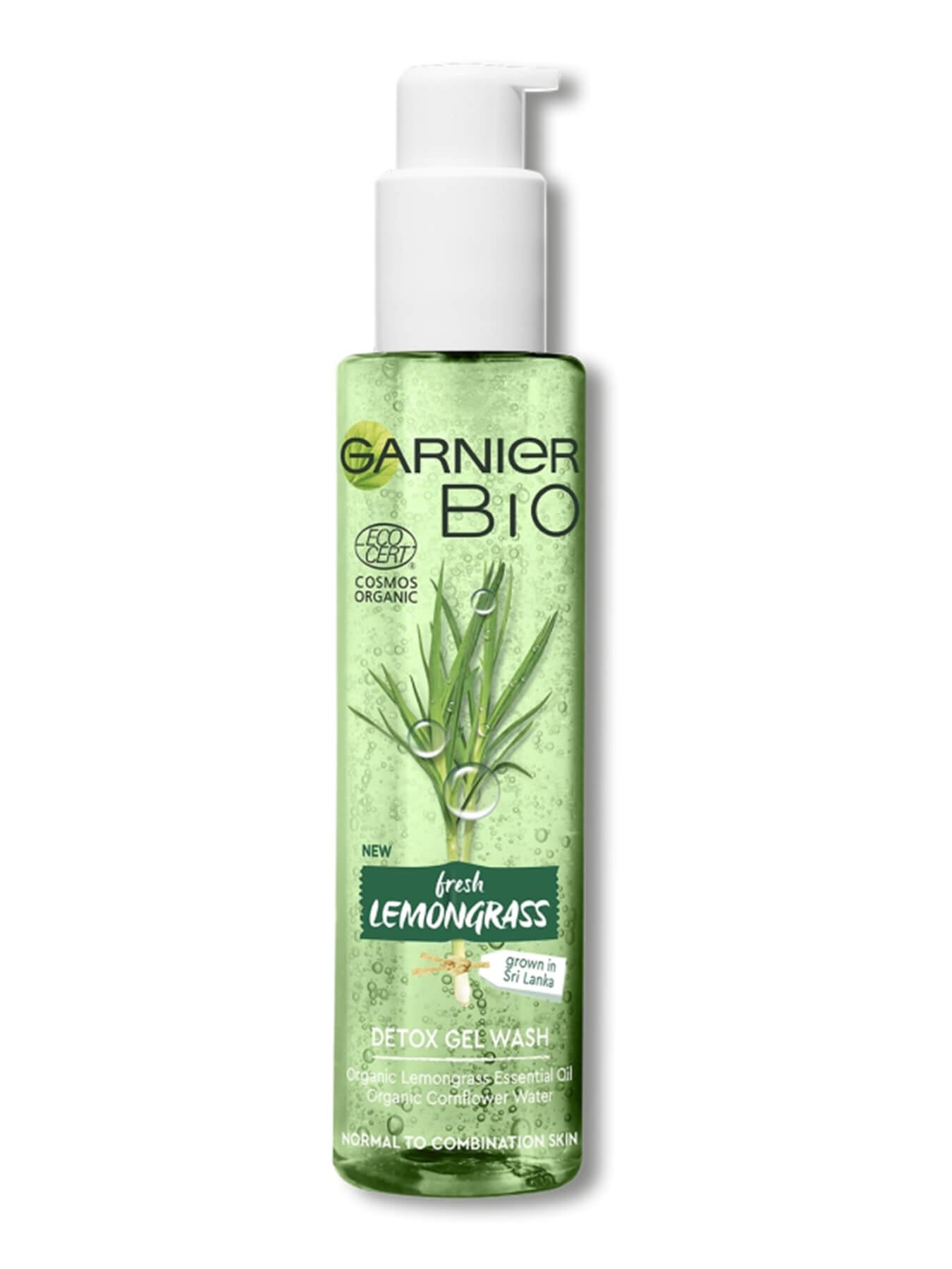 Garnier Bio Lemongrass почистващ гел за лице detox 