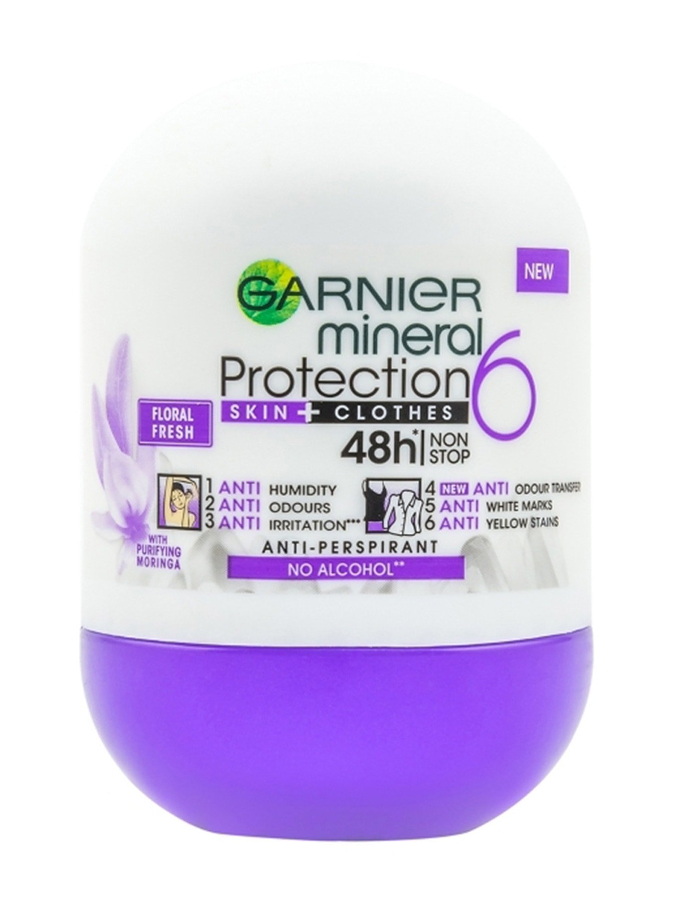 Garnier Mineral Deo Protection 6 Floral Fresh Roll-on 