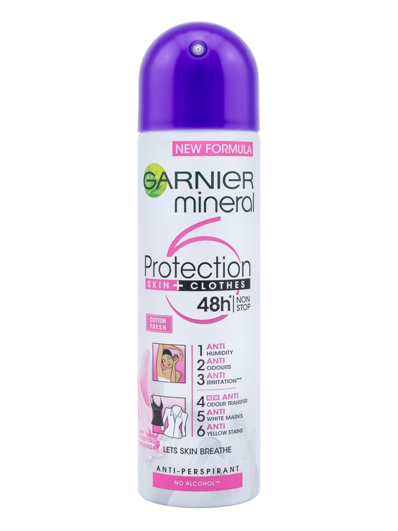 Garnier Mineral Deo Protection 6 Cotton Fresh Спрей 