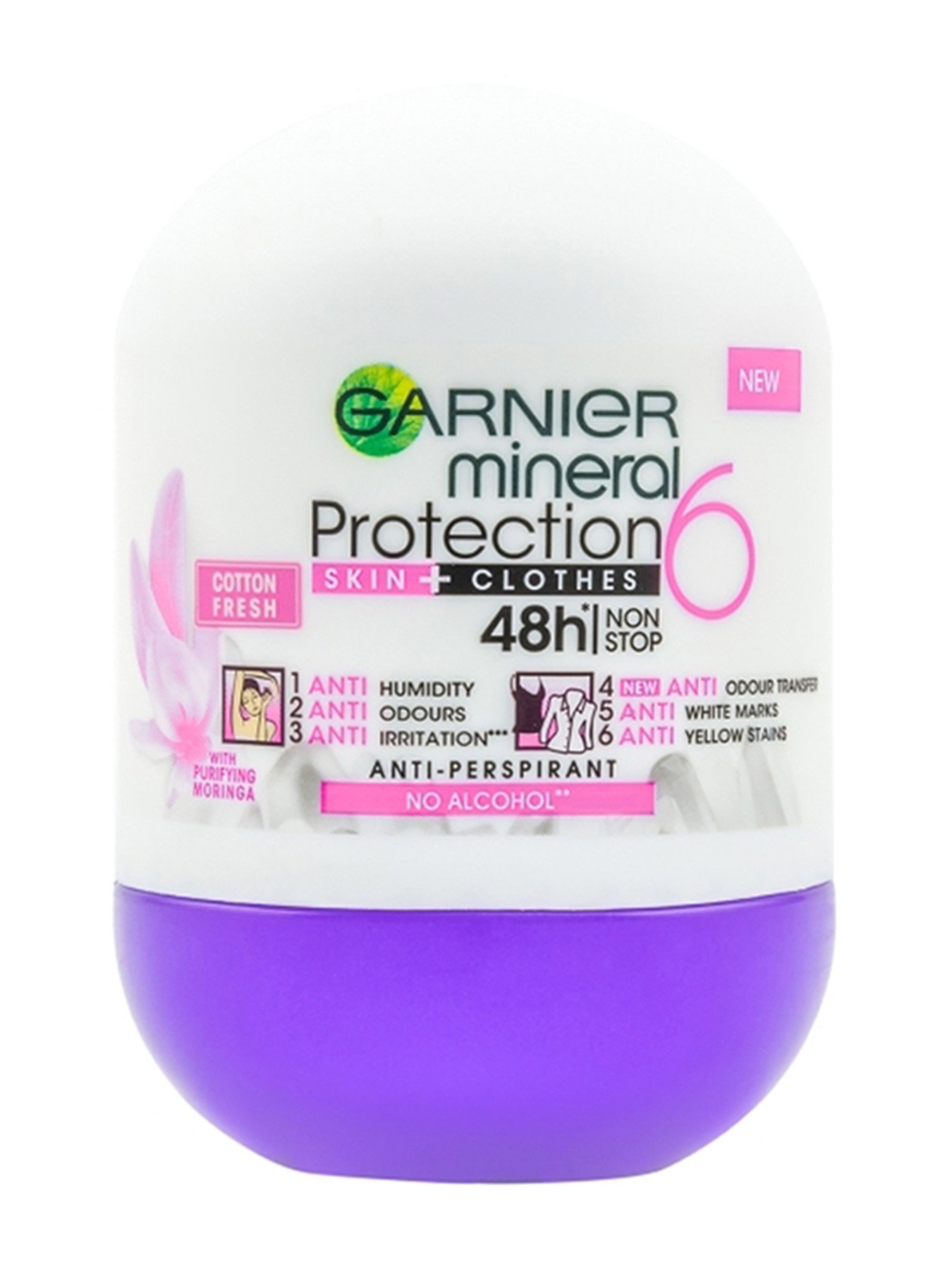 Garnier Mineral Deo Protection 6 Cotton Fresh Roll-on 