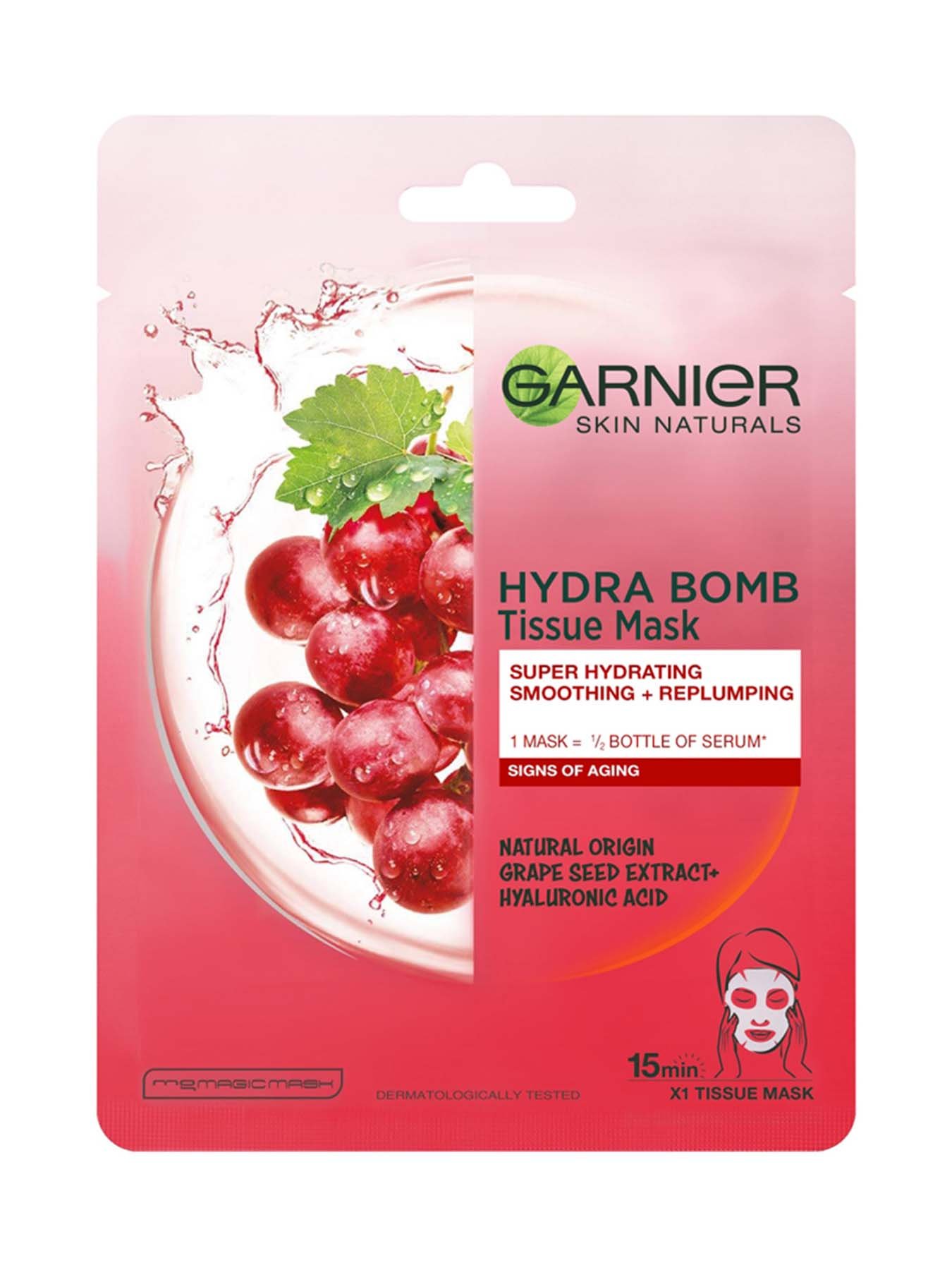 Garnier Skin Naturals Hydra Bomb Anti-ageing хартиена маска 