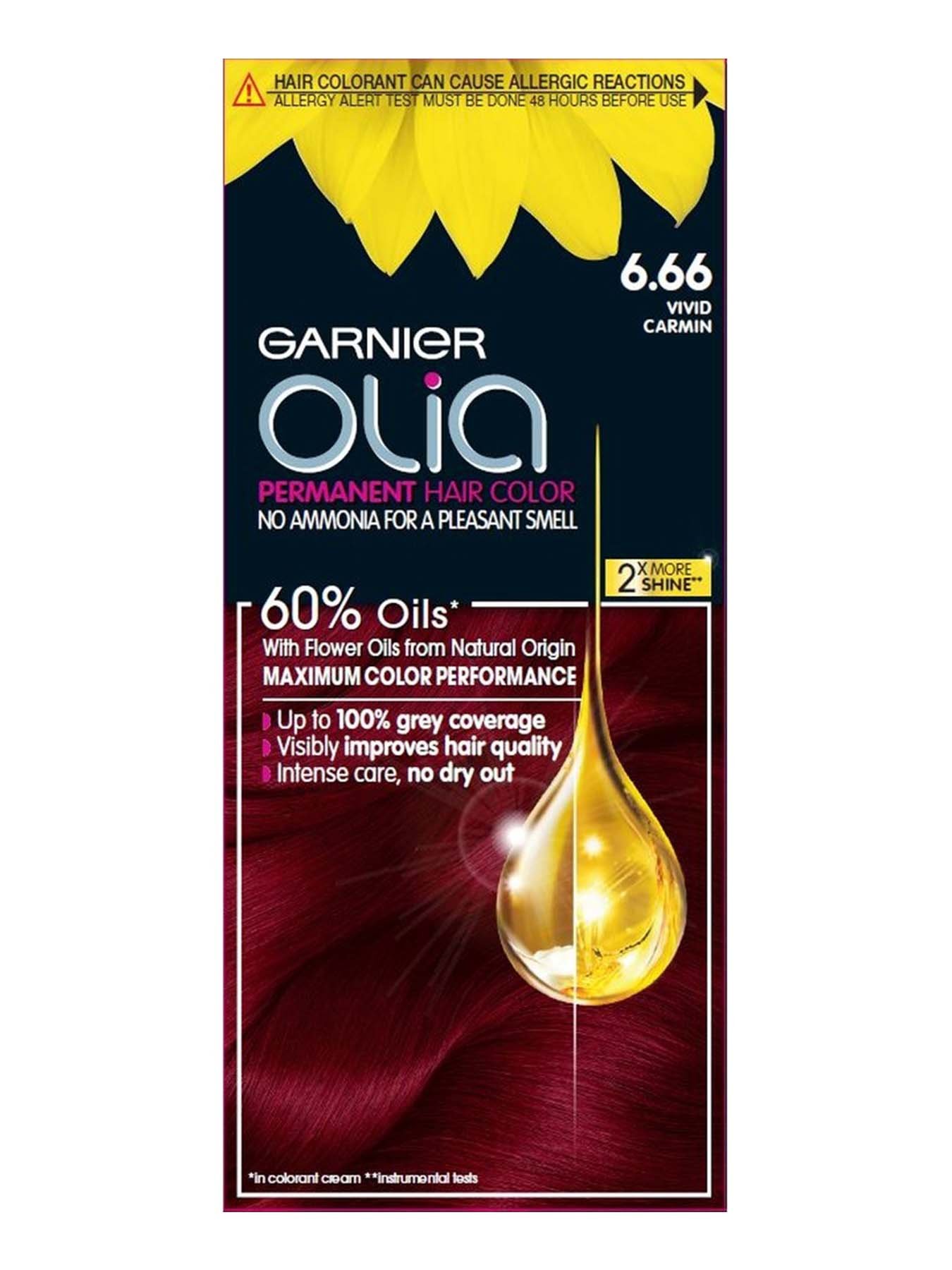 Garnier Olia 6.66 Ярко червено