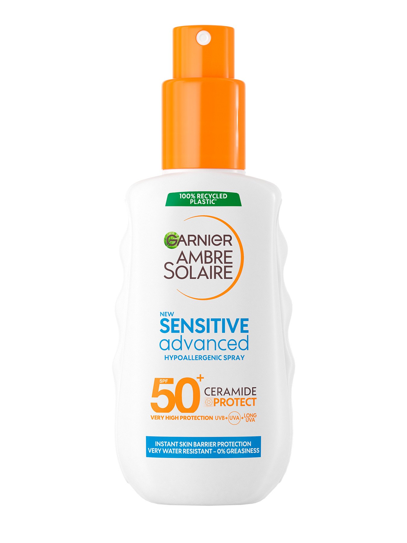 Garnier Ambre Solaire слънцезащитно мляко в спрей с много висока защита SPF 50+ 150ml