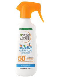 Garnier Ambre Solaire Kids Sensitive Advanced SPF50+ Слънцезащитен спрей за деца