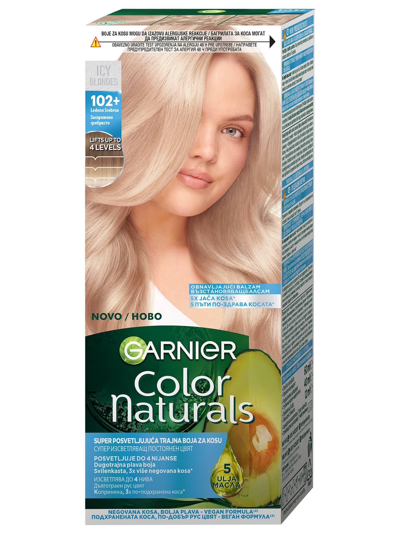 Garnier Color Naturals 102+ Заскрежено сребристо