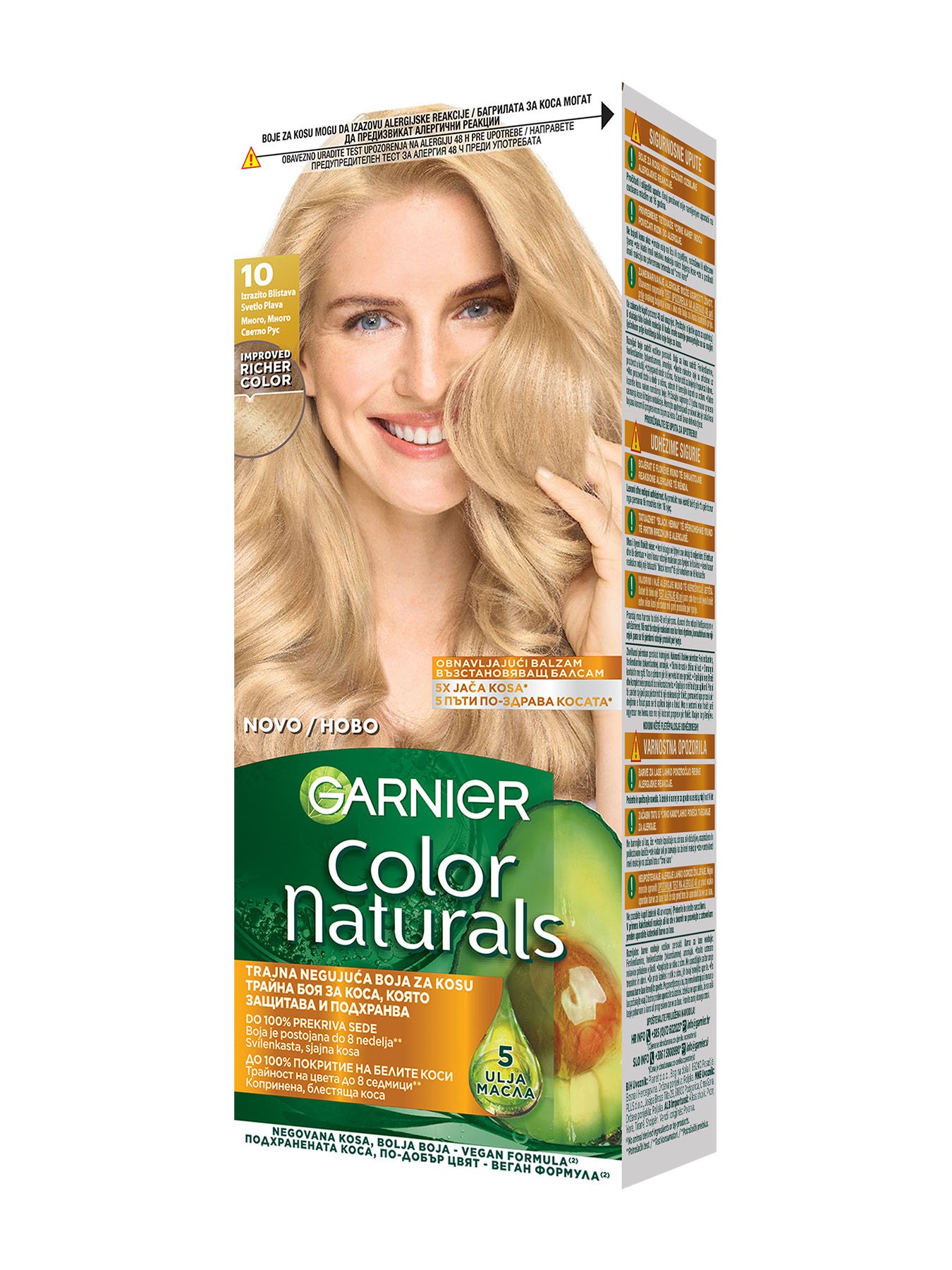 Garnier Color Naturals 10 Естествено ултра светло русо
