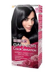 Garnier Color Sensation 1.0 Ултра оникс черно