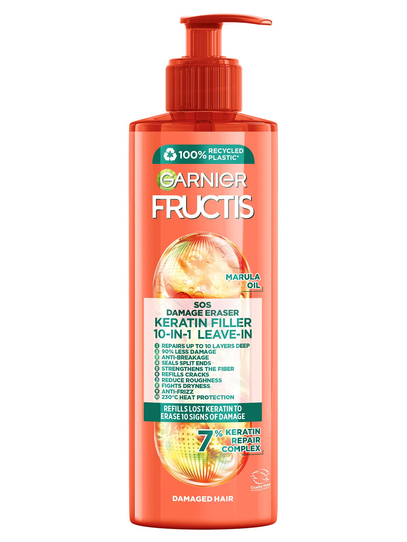 Garnier Fructis SOS Damage Eraser 10в1 крем за коса без отмиване