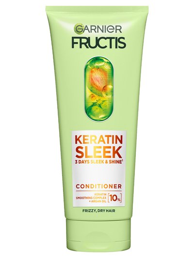 Fructis Keratin Sleek Балсам за непокорна суха коса 200ML
