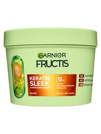 Fructis Keratin Sleek Маска за непокорна суха коса 370ML