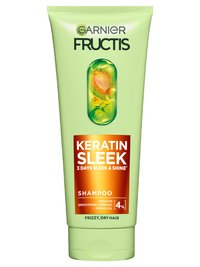 Fructis Keratin Sleek Шампоан за непокорна суха коса 200ML
