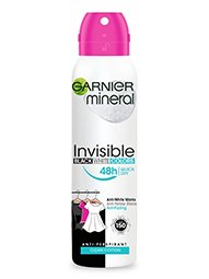 Garnier Mineral Invisible Black White & Colors Спрей Clean Cotton