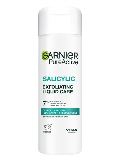 Garnier Pure Active Течна грижа с ефект на пилинг